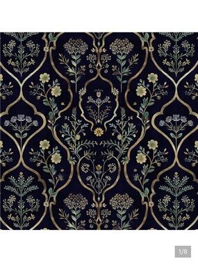 Floral Peel and Stick Wallpaper Vintage Floral Wallpaper 15.7inchx118.1inch